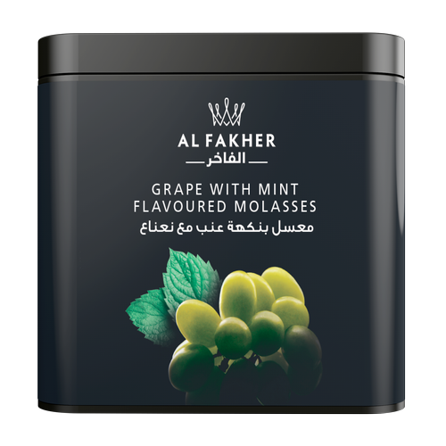 Al Fakher GRAPE WITH MINT Hookah Shisha Tobacco 1kg