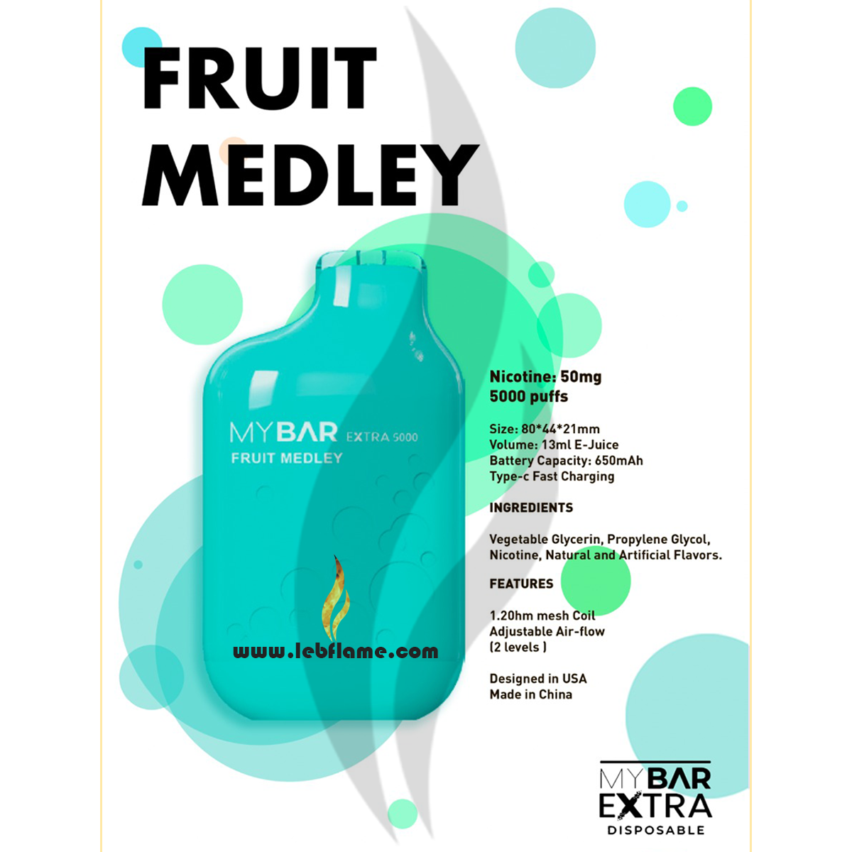 my bar vape My Bar Cup Xl - 8000 Puffs Disposable Vape - Mighty Mint for sale main image 0