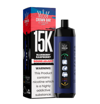 Al Fakher Crown Bar Blueberry Raspberry 15K Puffs