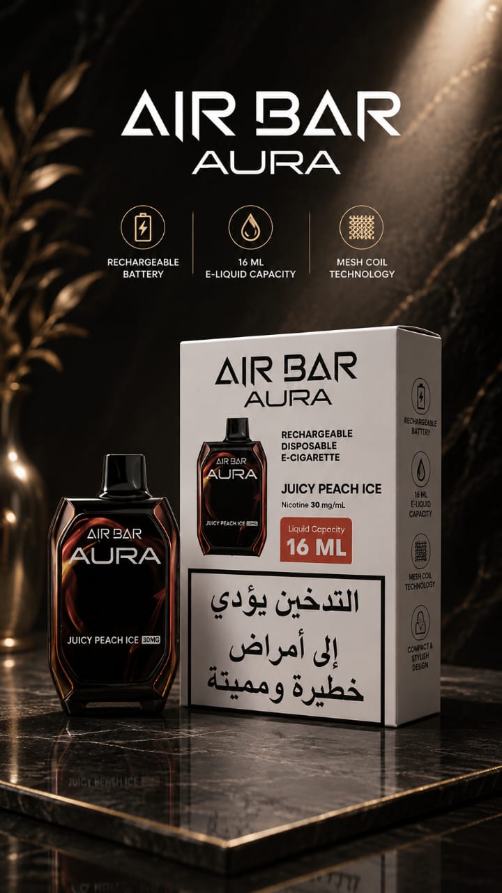 AIR BAR AURA JUICY PEACH ICE