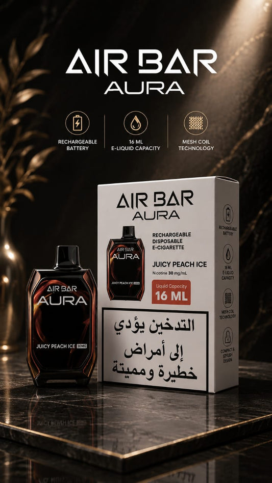 AIR BAR AURA JUICY PEACH ICE