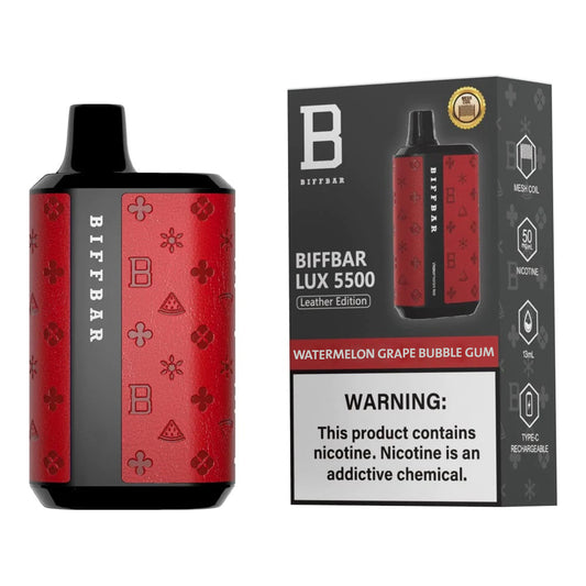 Biff Bar Watermelon Grape Bubble Gum - 5500
