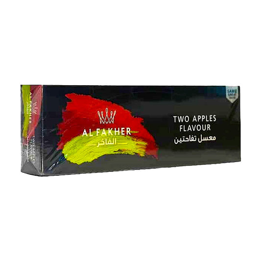 Al Fakher Two Apple Hookah Shisha Tobacco 50gx10