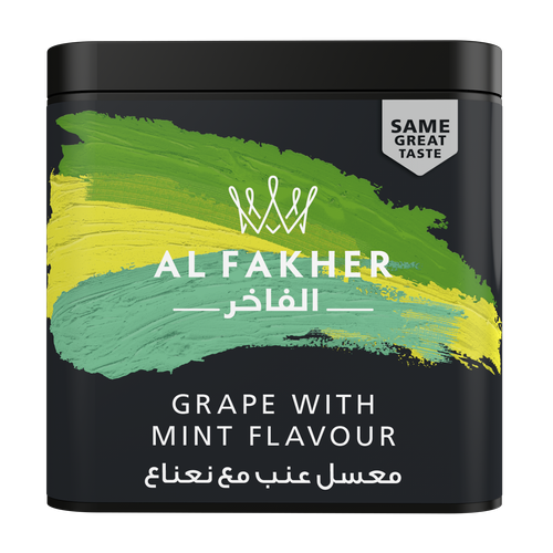 Al Fakher GRAPE WITH MINT Hookah Shisha Tobacco 1kg and 250g