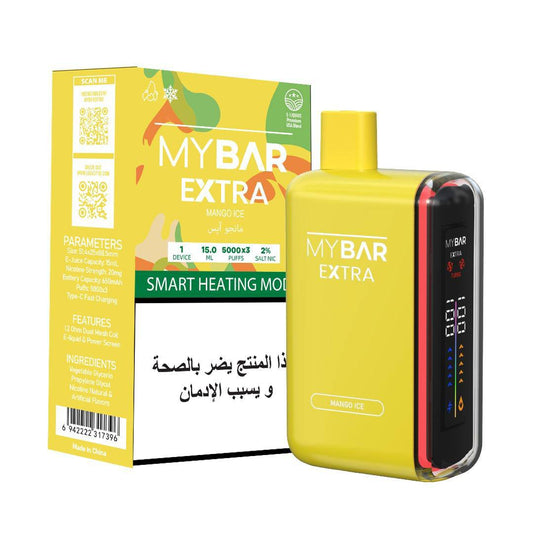 MYBAR EXTRA MANGO ICE Up to 5000X3 Puffs