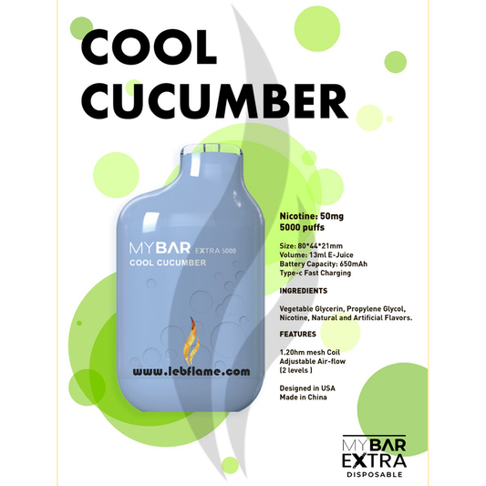 My Bar Extra Cool Cucumber - 5000